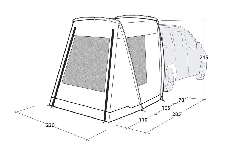 Outwell Heckzelt Dunecrest S Modell 2025