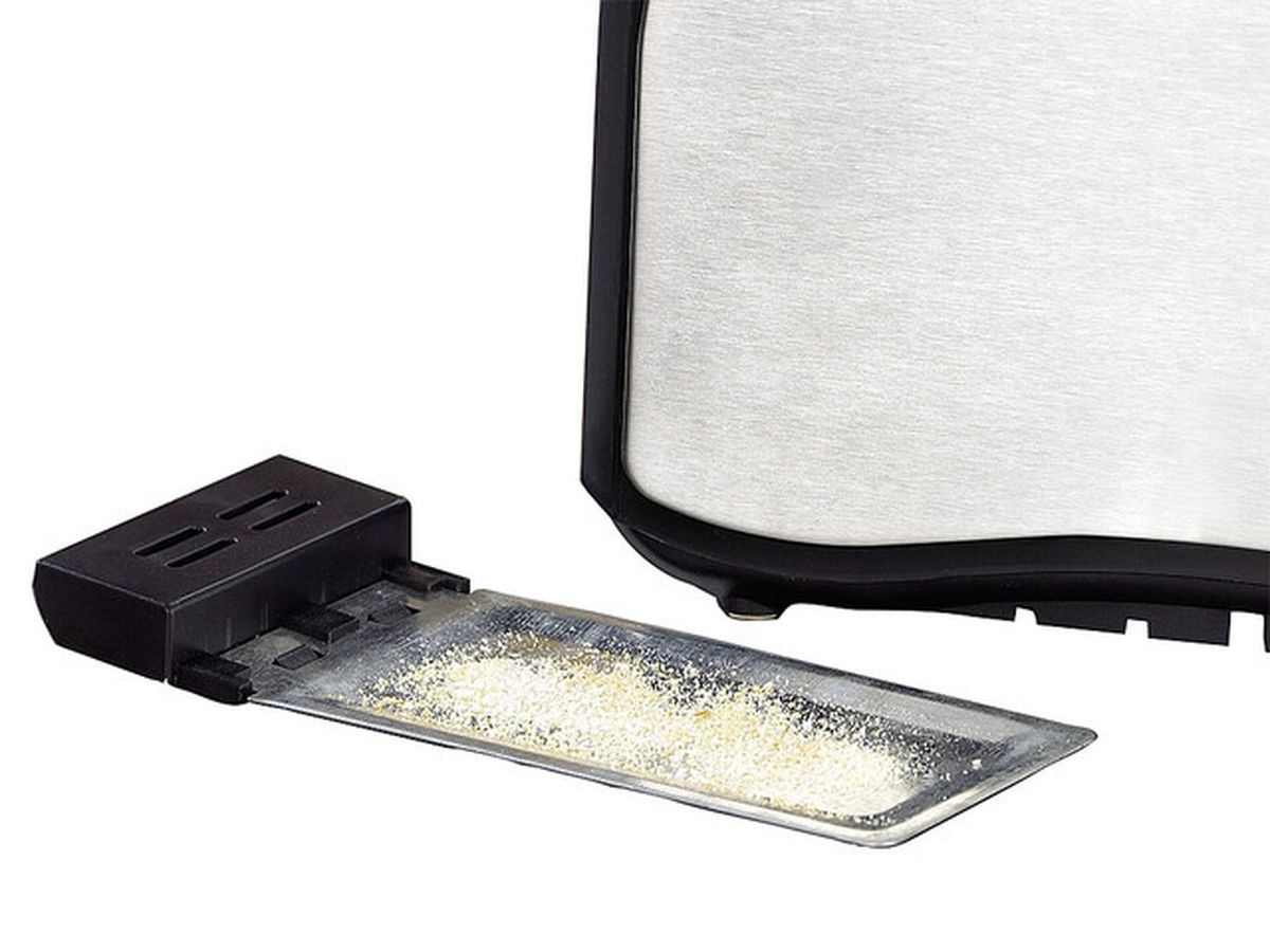 Edelstahl Toaster mit 2 Toastkammern