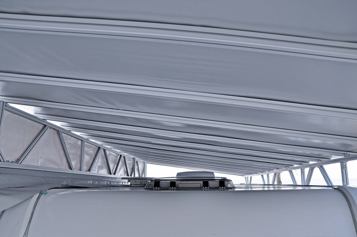 Schutzdach / Carport für Zelt Nordkap 450 cm