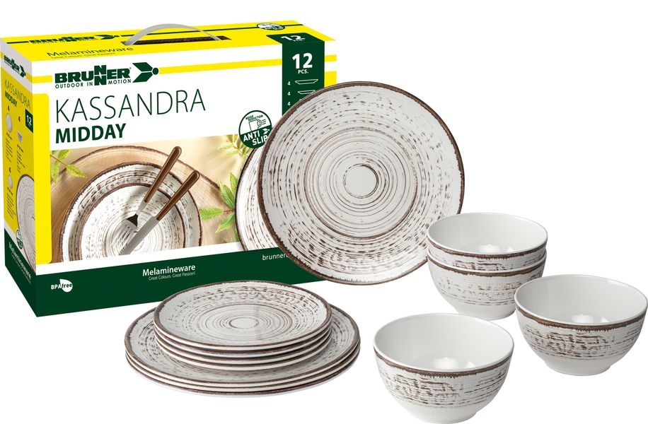 Geschirrset Midday Kassandra 12-teilig