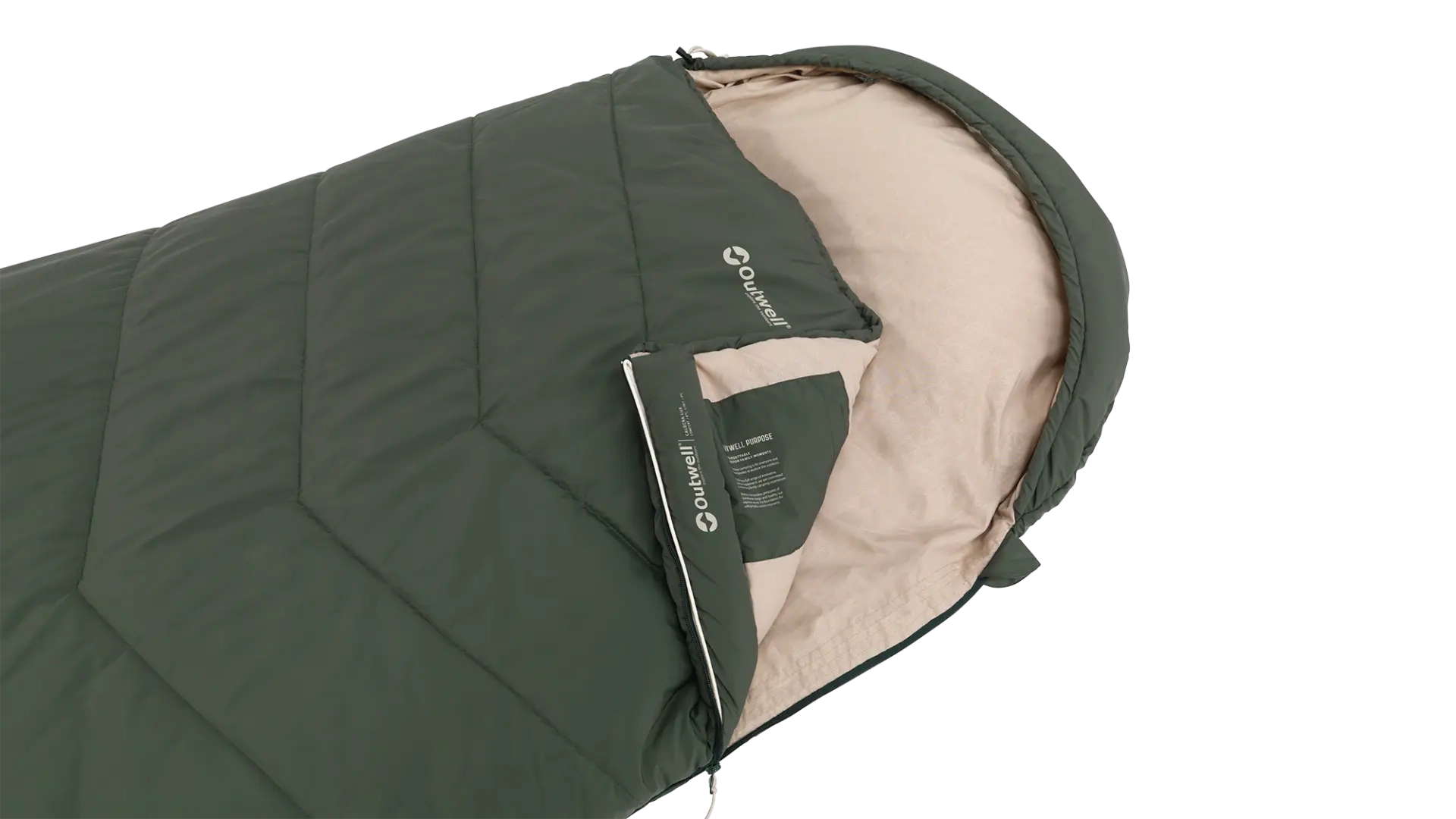 Deckenschlafsack Caldera Lux - Left zipper