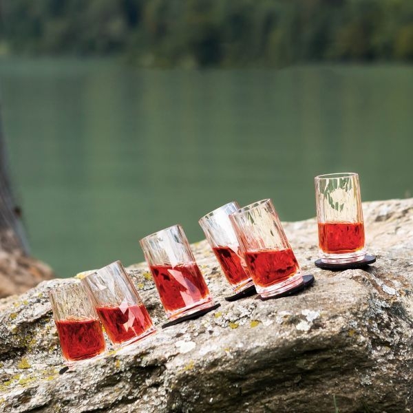 Magnet-Kunststoffgläser Schnapsglas 40 ml, 2er-Set (crystal)