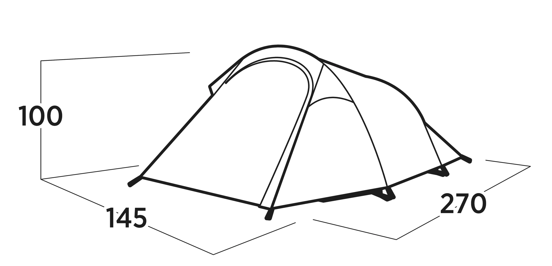 2 Personen Tunnelzelt Reindal 2 Ausstellungsstück