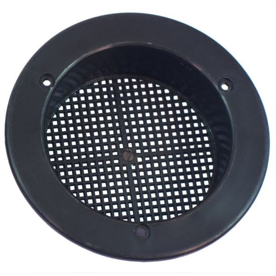 Dachlüfter mit Fliegengitter 190 mm schwarz