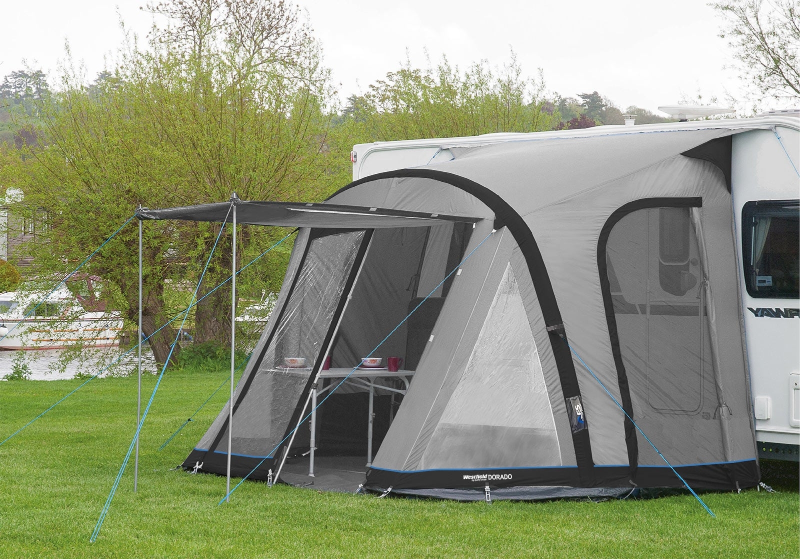 Westfield Luftzelt Dorado XL 375 x 250cm Umtausch/Flicken im Dach