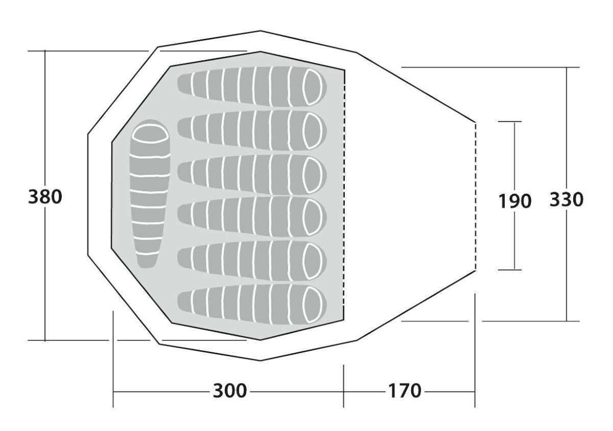 7-Personen Tipi Zelt Fairbanks Grande
