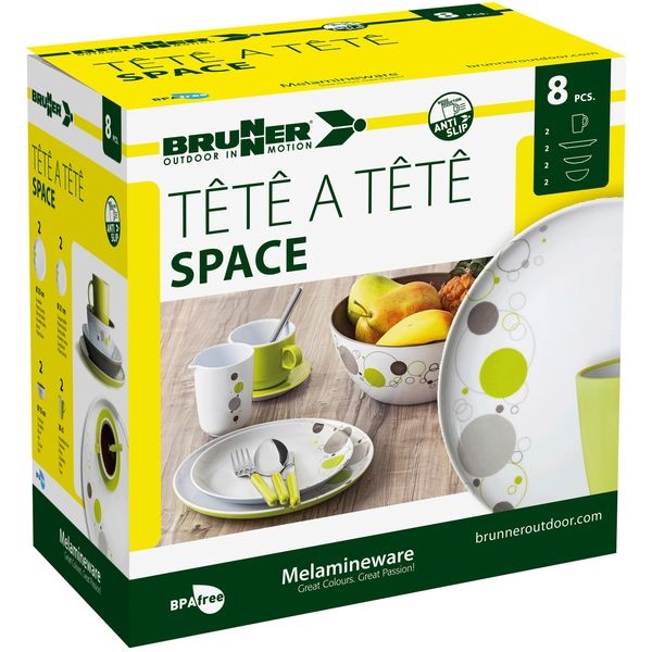 Geschirrset Tête-à-Tête Space 8-teilig
