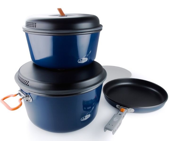 Camping Kochset Aluminium Kochset mit Antihaftbeschichtung