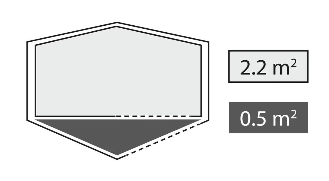2 Personen Tunnelzelt Starlight 2 Exp
