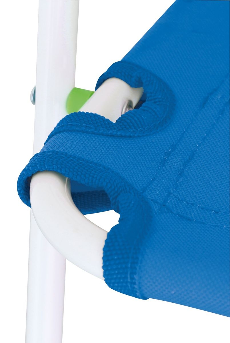 Fröhlicher Kinderstuhl "Nicky" mit Farbmix blau-grün