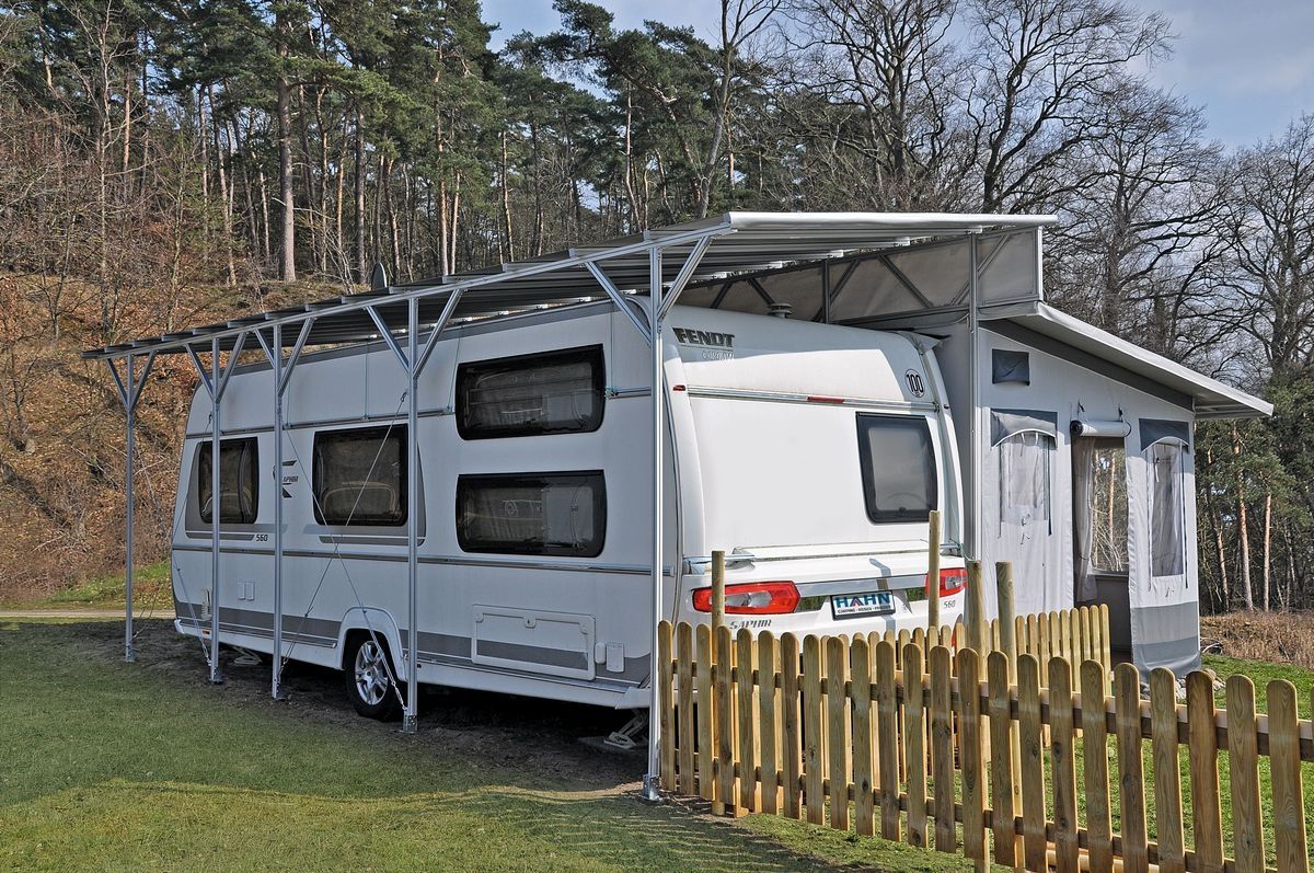 Schutzdach / Carport für Zelt Nordkap 450 cm