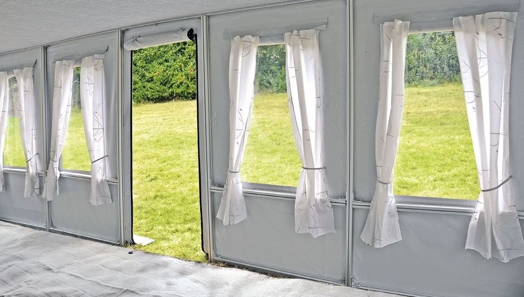 Freistehendes Dauerstandzelt Egeskov Sondermodell 570 x 300 cm
