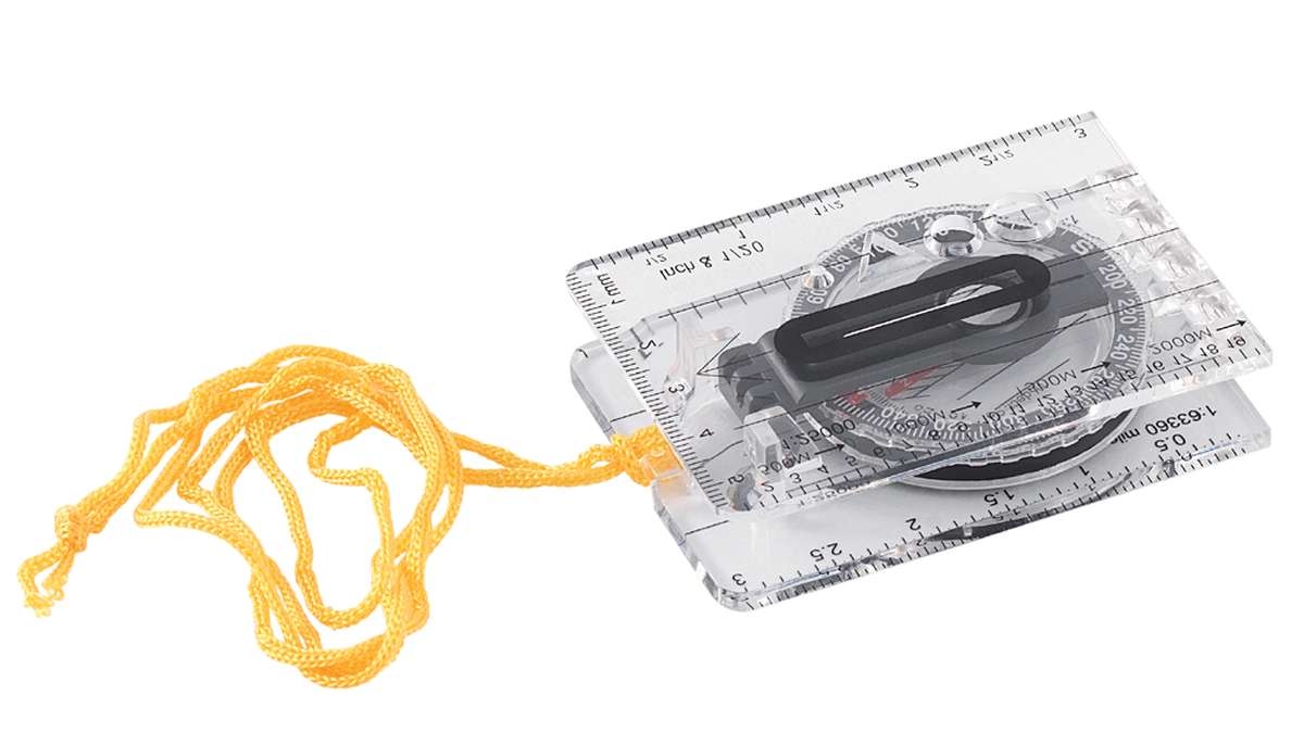 Explorer Karten Kompass, Maße: 5,7 x 16 cm
