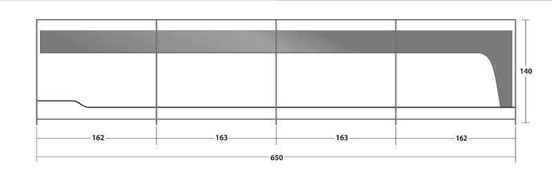 Windschutz Premium 650 x 140 cm
