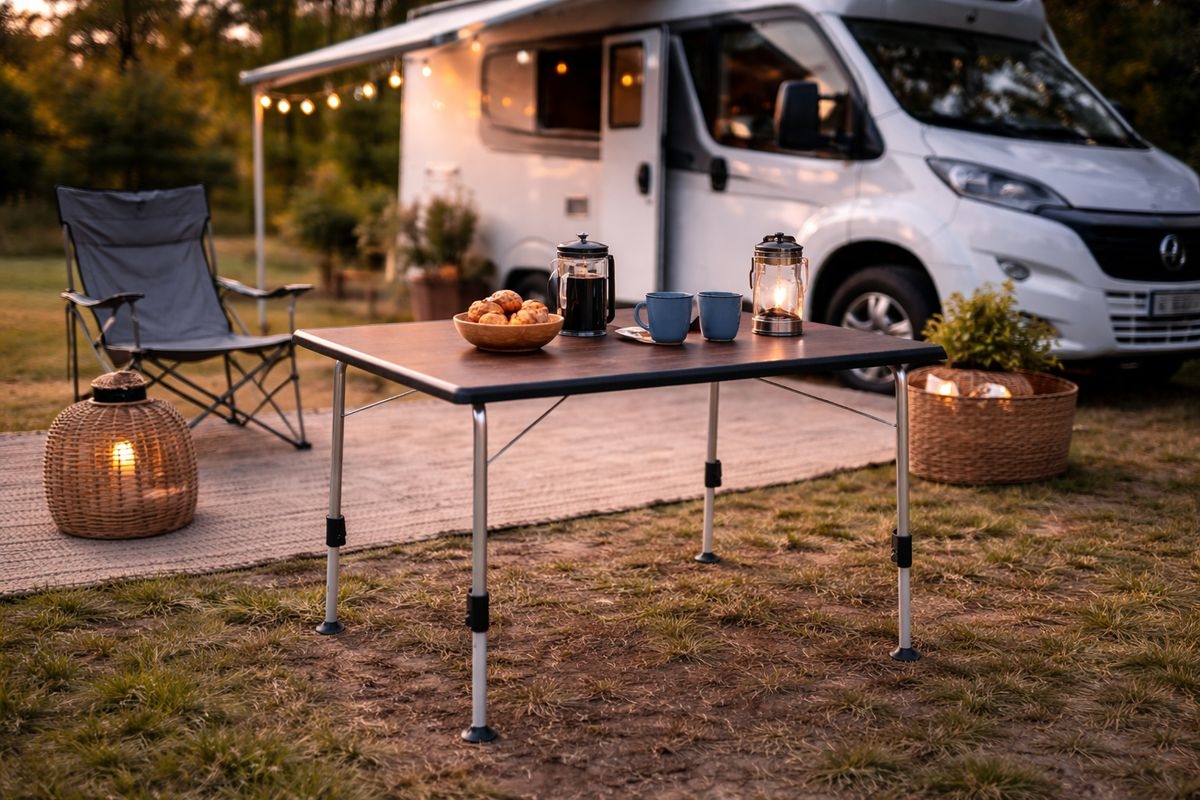 Stabilic 2 Tisch 100×68 cm Holz-Dekor