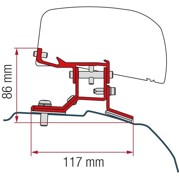 Kit Ford Custom L2 Markisenadapter für F40