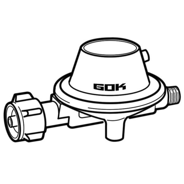 Niederdruckregler 1,2 kg/h 30 mbar