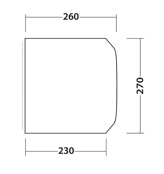 Fastlane 300 4-berth Annexe