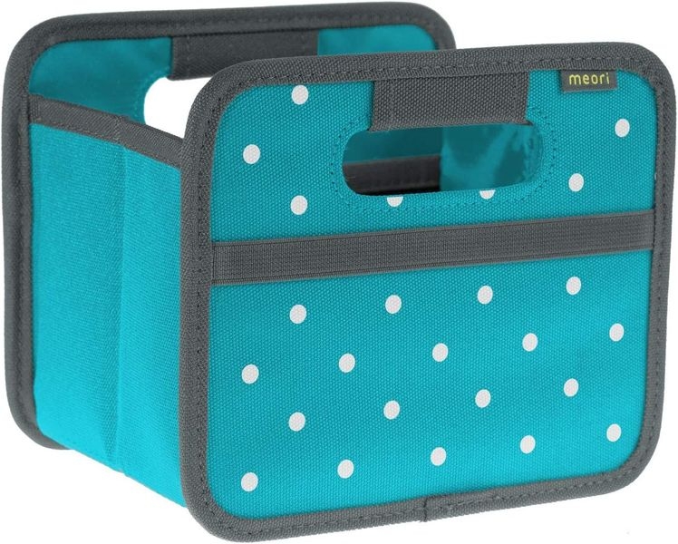 Faltbox Mini Azur Blau Punkte