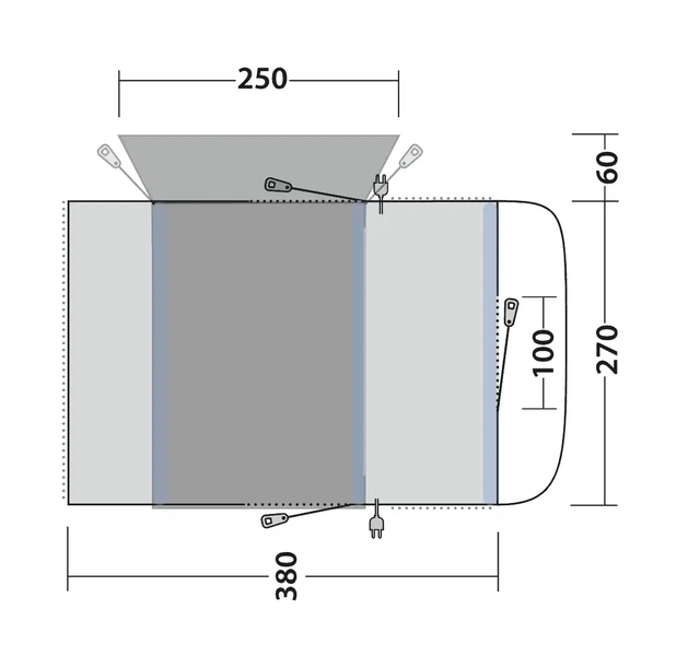 Busvorzelt Wolfburg Air