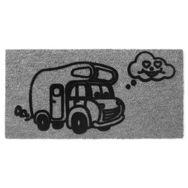 Fußmatte Derby Flock Wohnmobil Größe 25 x 50 cm