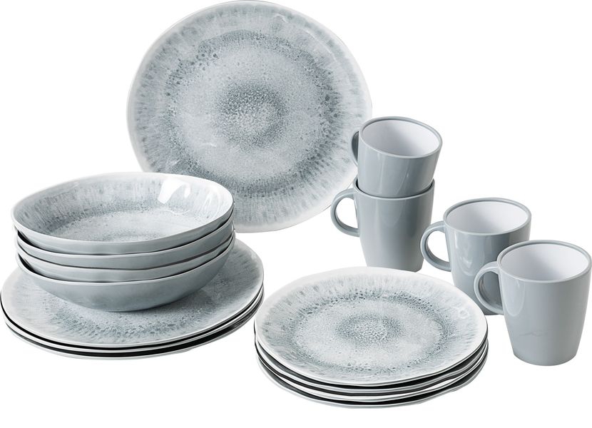 Geschirrset Lunch Box Pearl 16-teilig