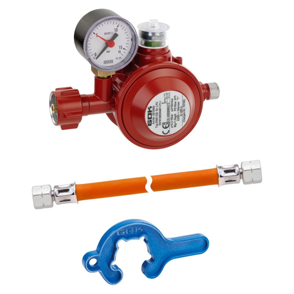 In- und Outdoor Anschluss Set 50mbar 1,5kg/h