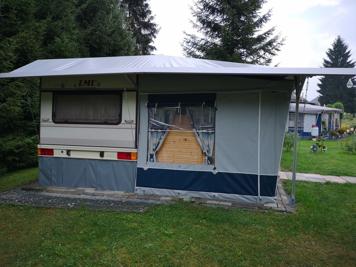 Wohnwagen Schutzdach Sölden Double Größe 1 Preisgruppe 350-390cm Breite 548 cm