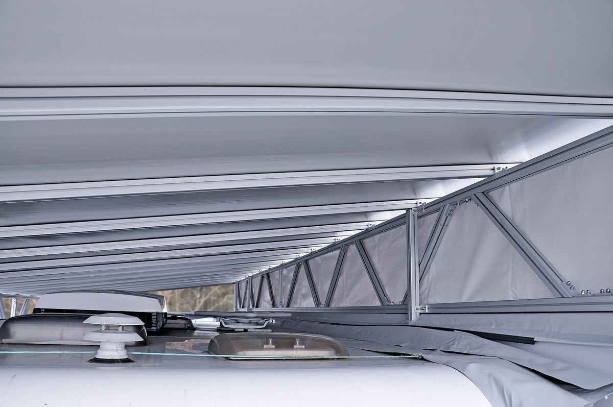Schutzdach / Carport für Zelt Nordkap 450 cm
