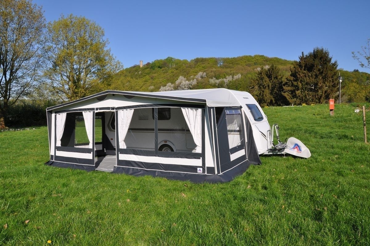 Reise- und Saisonvorzelt Savona Uml. 991-1030 cm 1x eingezogen