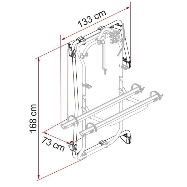 Fahrradträger Carry-Bike Frame VW Crafter Generation 2
