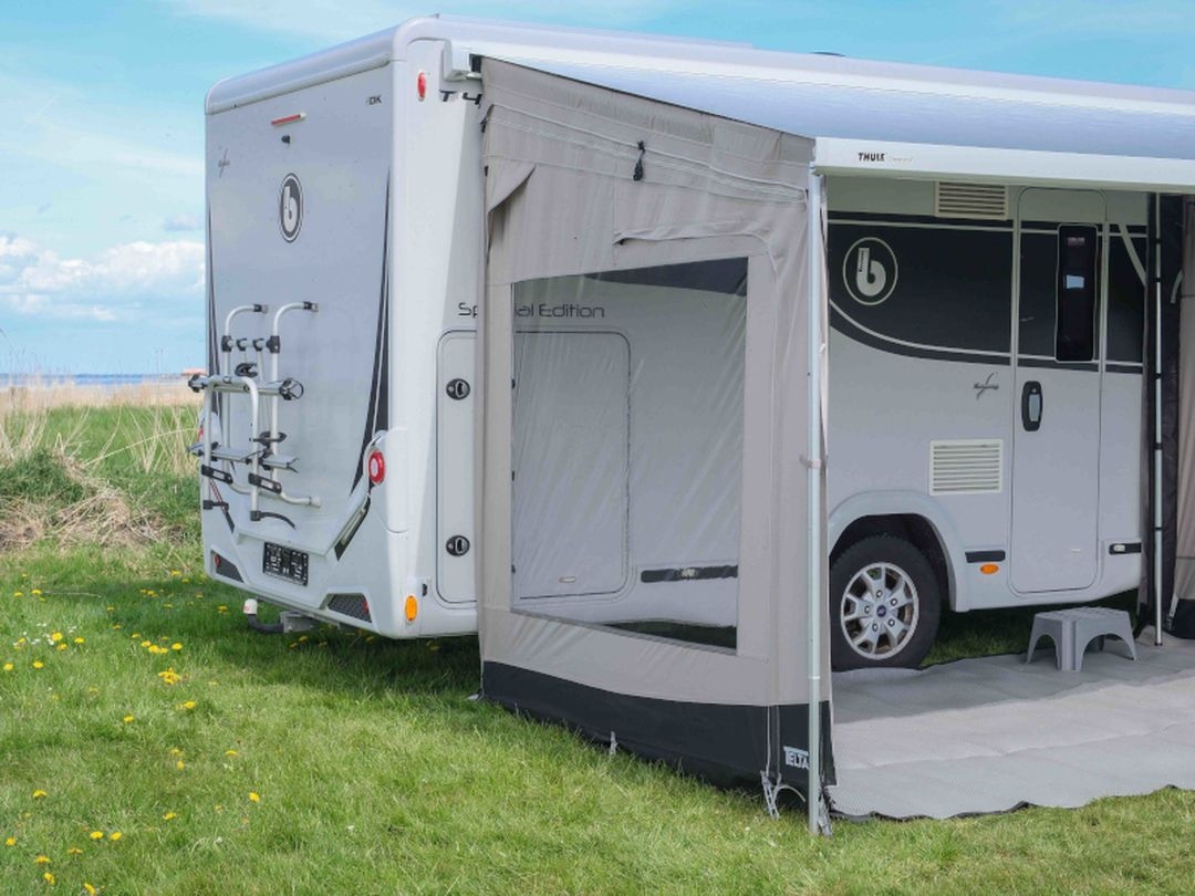 Style Seitenwand links für Kassettenmarkisen von Thule und Fiamma