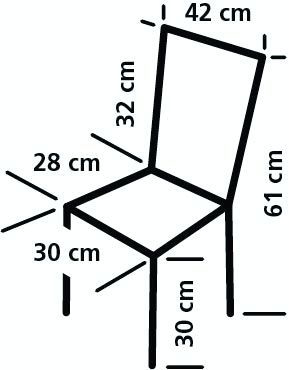 Kinderstuhl Xavier bunt