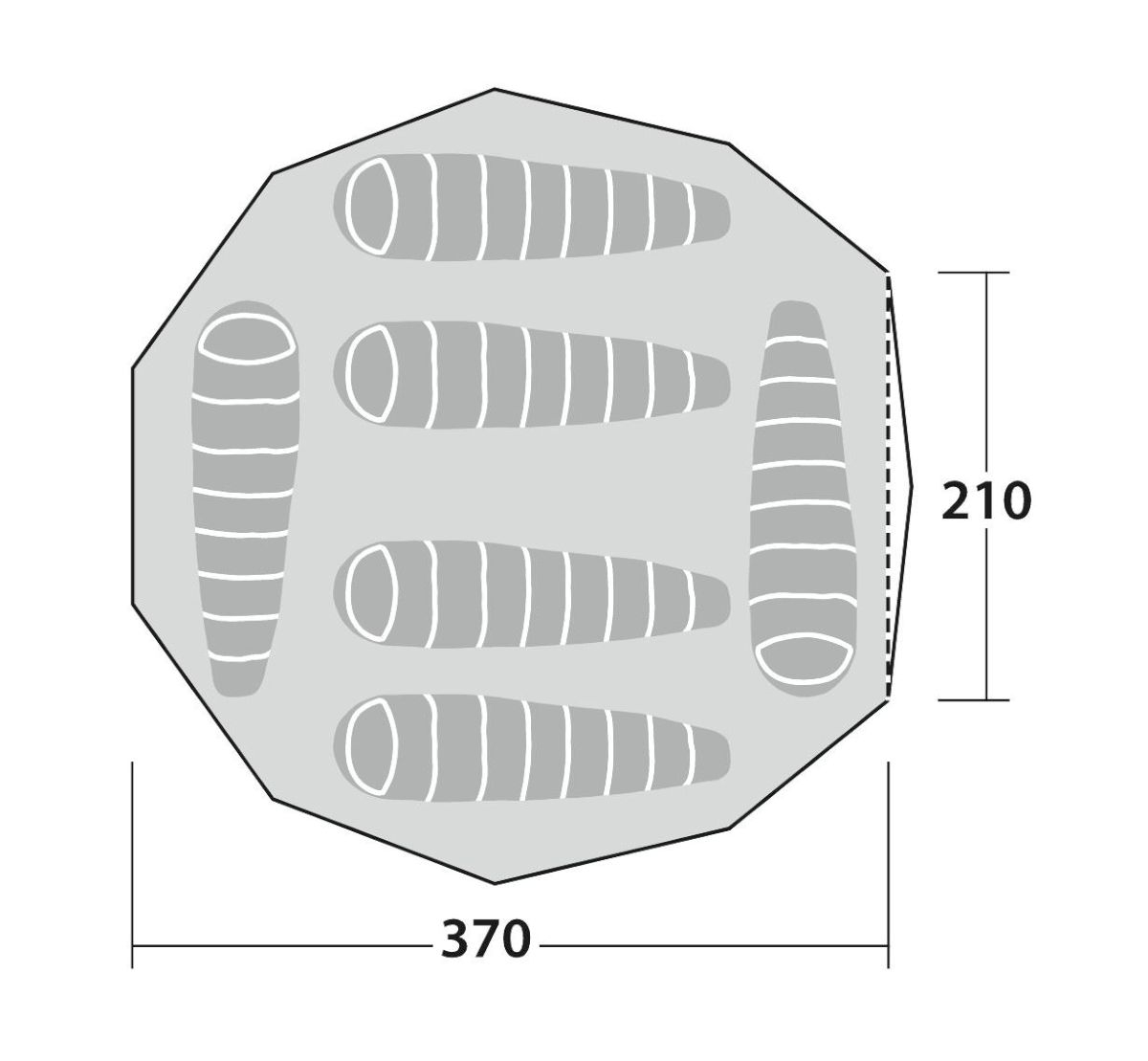 6 Personen Tipi Zelt Outback Settler Field 6 Personen Tipi Zelt Outback Settler Field