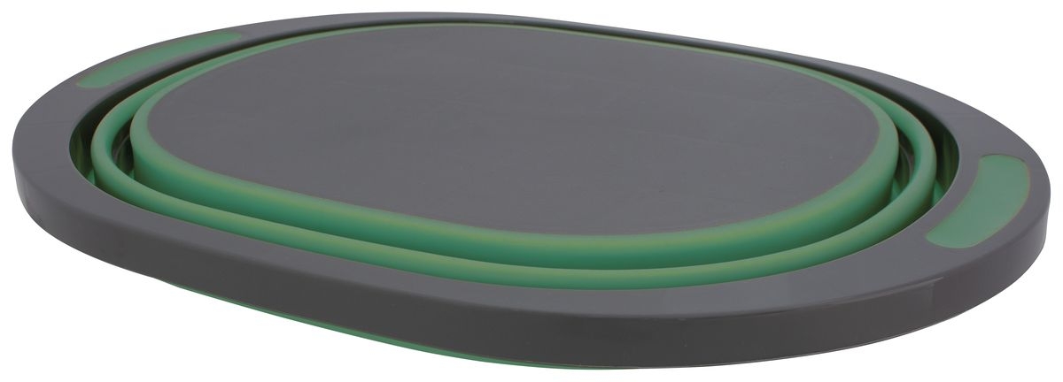 Ovale Waschschüssel mit Wasserablauf