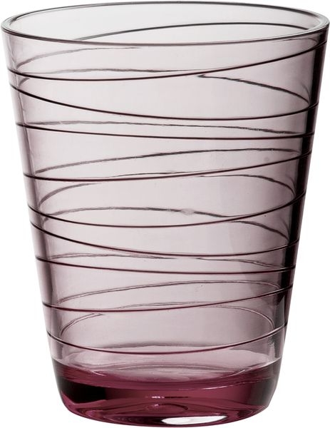 Trinkglas Onda rot