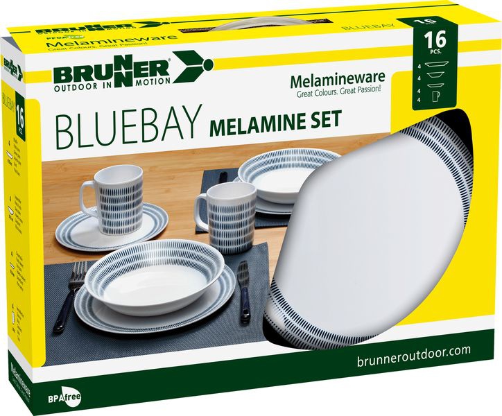 Geschirr-Set Bluebay 16-telig