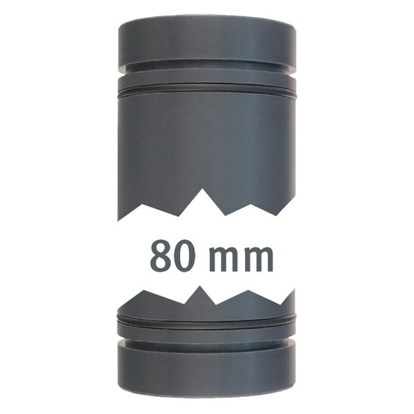 Rohrstecksystem LILIE GrauGELB 8 cm