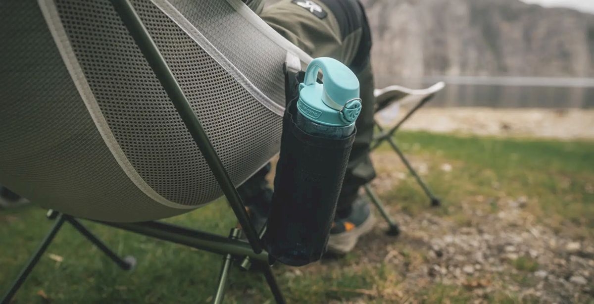 Flaschenhalter für Stühle