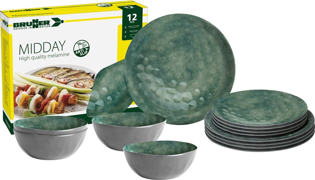 Geschirrset Midday Venetian Sea green 12-teilig