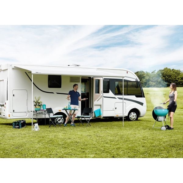 Wandmarkise 5200, 4 x 2,5 m, Gehäuse anthrazit, Mystic-Grau II. Wahl