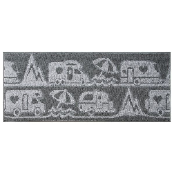 Rutschfester Läufer Master Camp dark grey 1 m