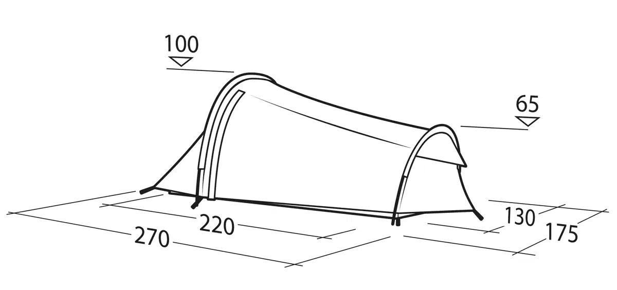 2 Personen Tunnelzelt Cress 2 Pro 2 Personen Tunnelzelt Cress 2 Pro