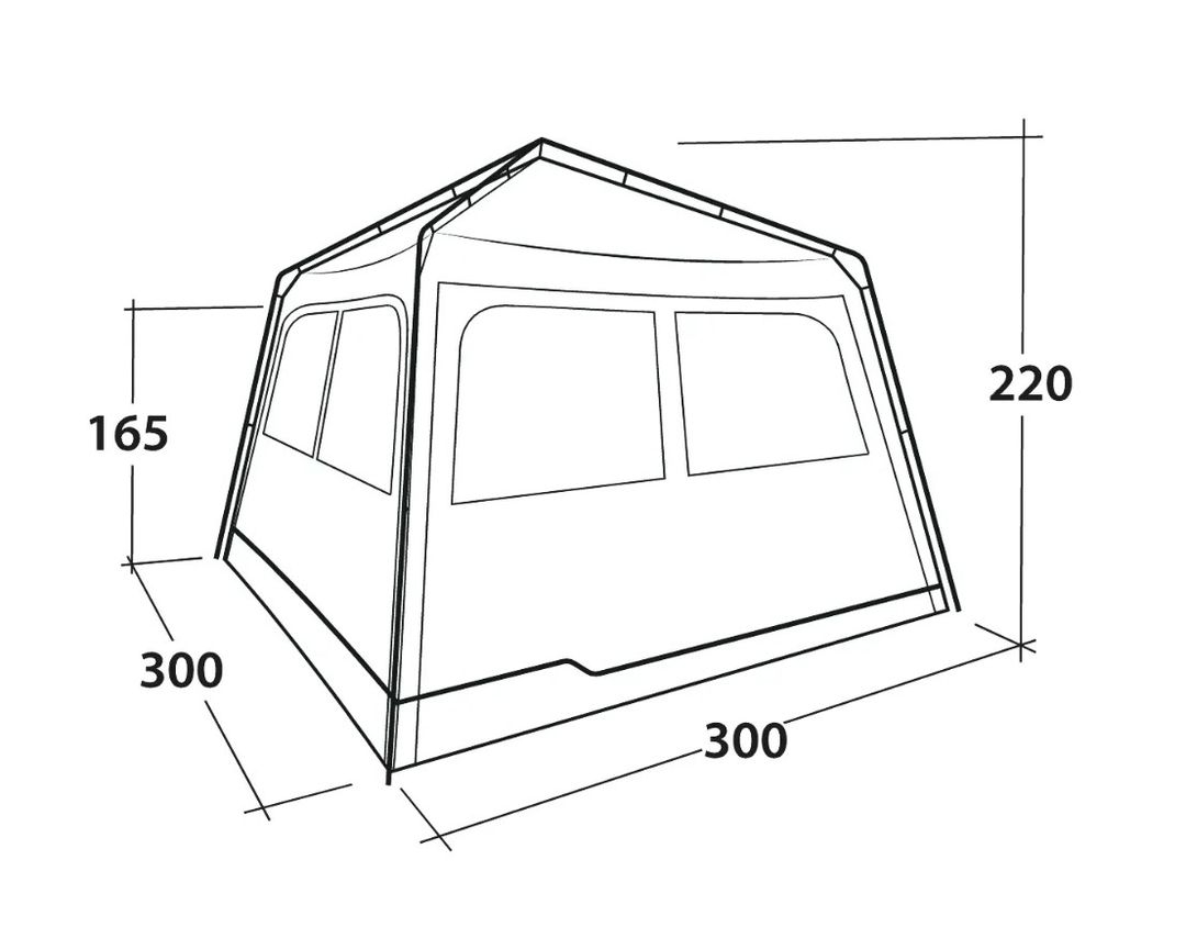 Zusatzzelt Fastlane 300 Shelter