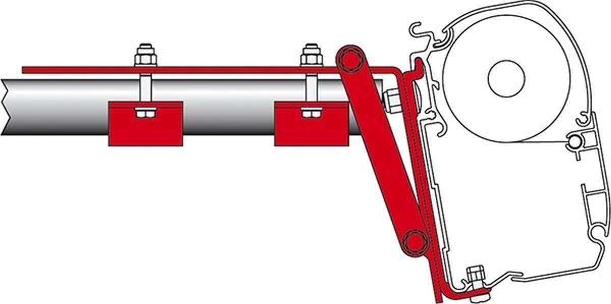 Universaladapter Kit Roof Rail für F45/L/Fiamma Zip