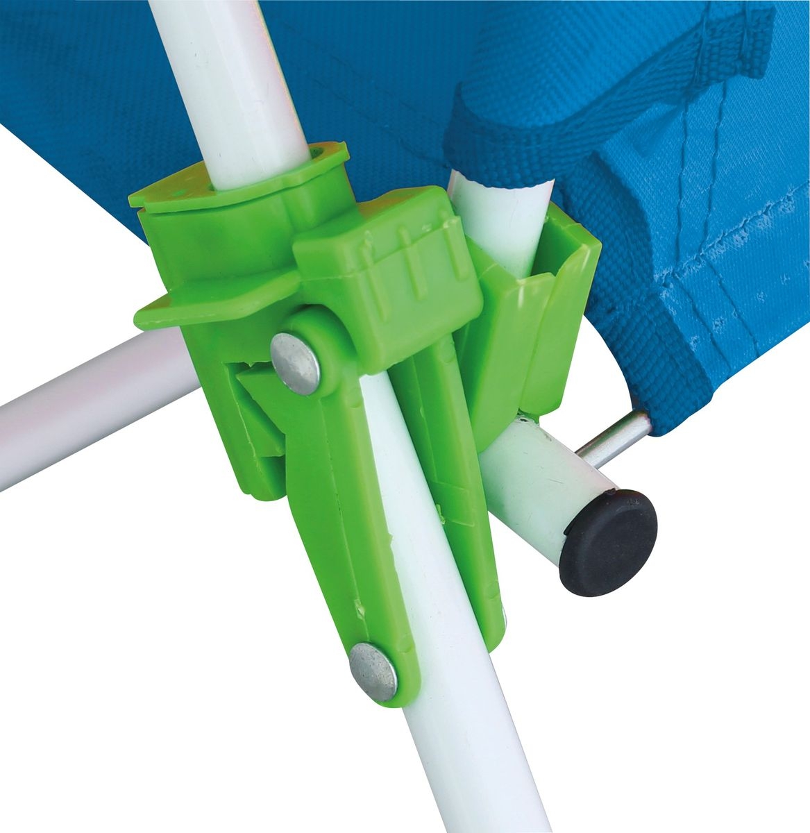 Fröhlicher Kinderstuhl "Nicky" mit Farbmix blau-grün