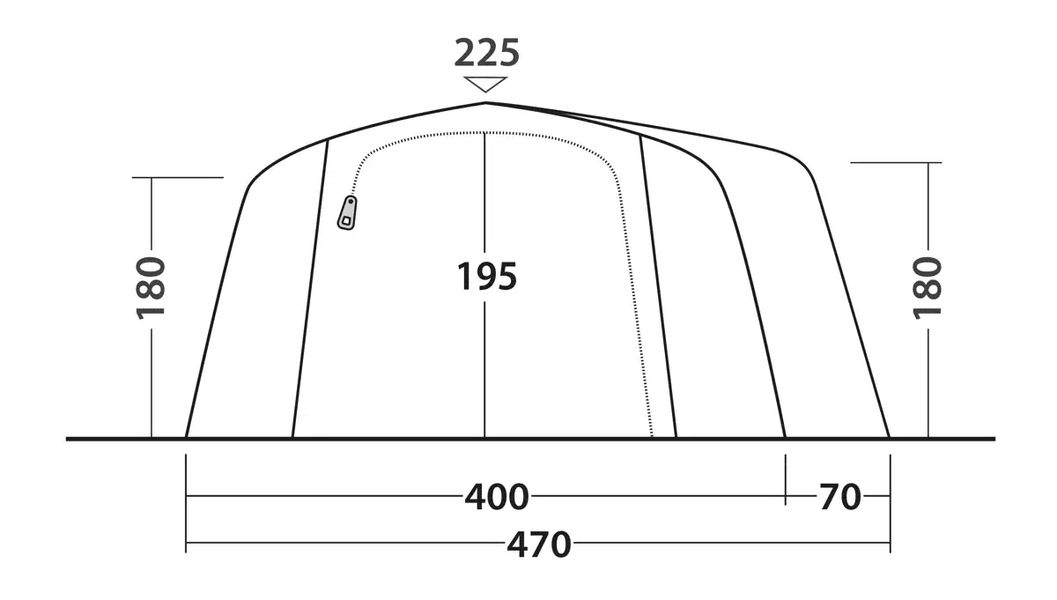 6 Personen Tunnelzelt Montana 6 Air 6 Personen Tunnelzelt Montana 6 Air