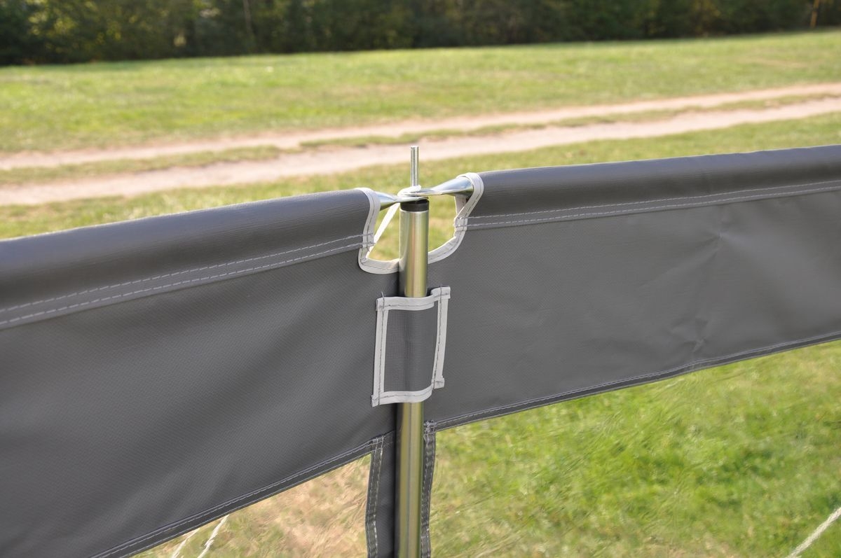 Hahn Zelte Windschutz aus PVC mit Fenster