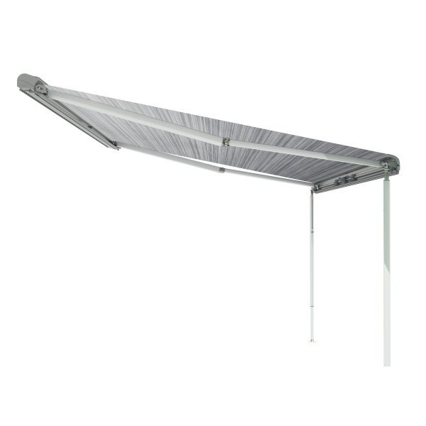 Dachmarkise F80, 4,5 x 2,5 m, Titanium, Royal Grey, II. Wahl