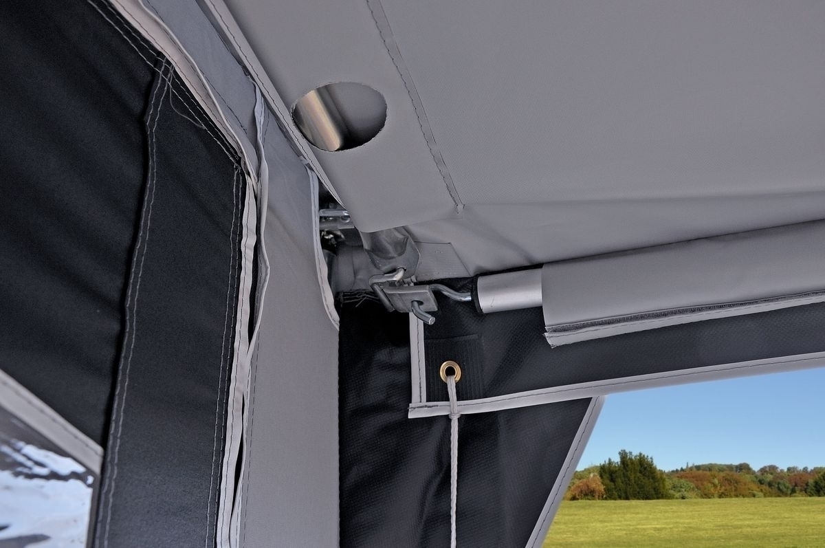 Hahn Zelte PVC Sonnendach Paris Plus Gr. 8, Uml. 946-980 cm, mit Adapter für 32 mm Gestänge